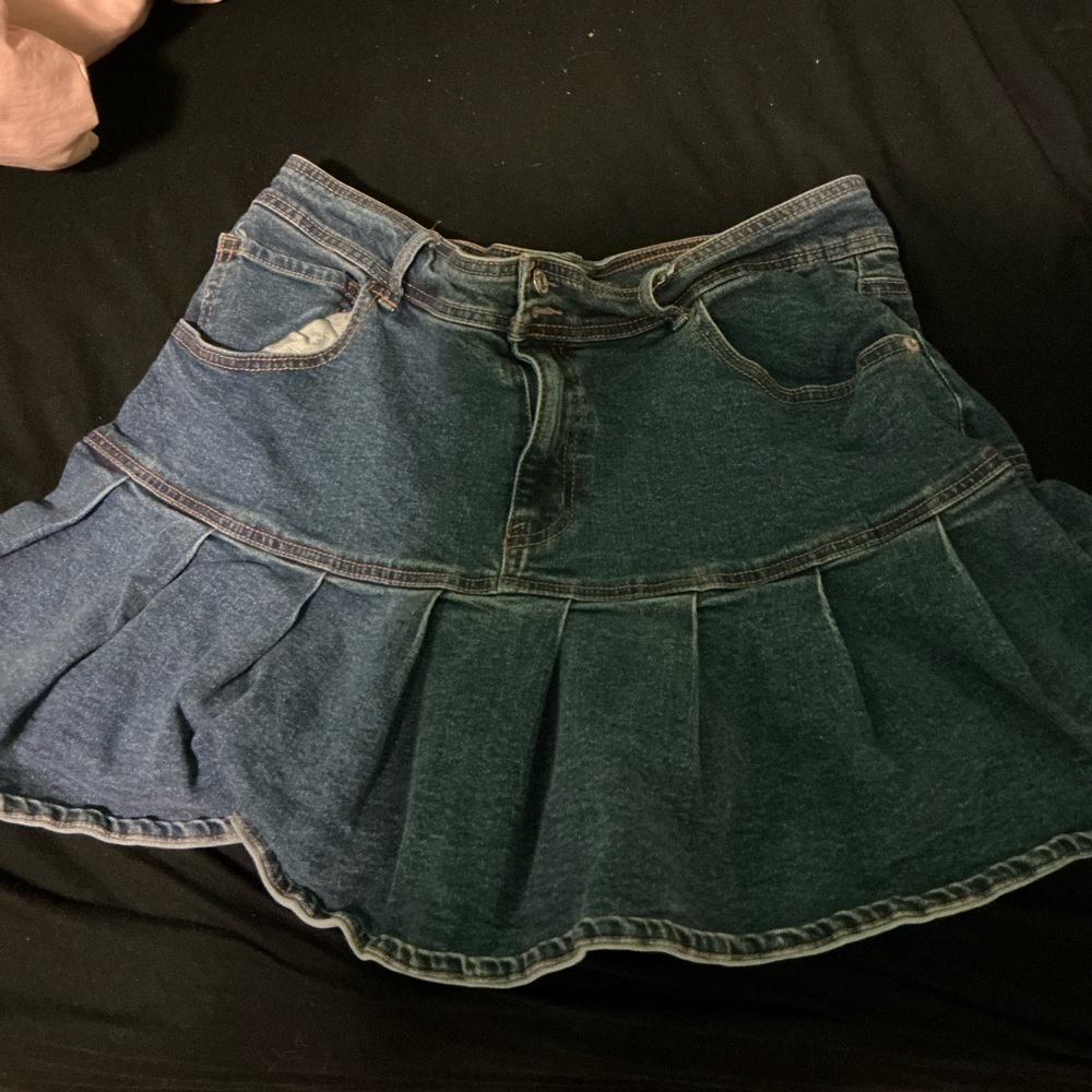 wild fable womens 18 denim mini skirt